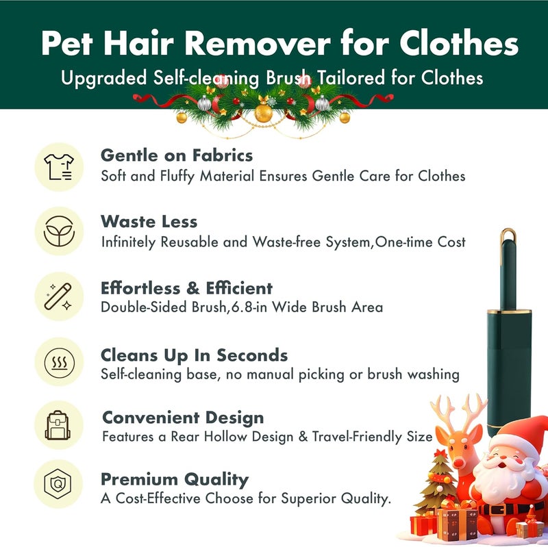 FelineFun Pet Hair Remover for Clothes -Dog & Cat Hair Remover for Clothes-Better Than Lint Rollers for Pet Hair, Lint Remover Brush, Lint from Clothing, Couch, Furniture, Bedding,Car - Image 2